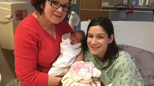 Miracle baby born on same day as mother and grandmother