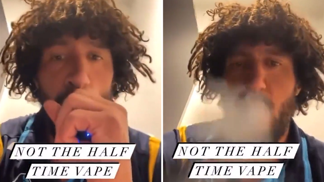 Kevin Proctor sacked by Titans for vaping midway through loss to Bulldogs