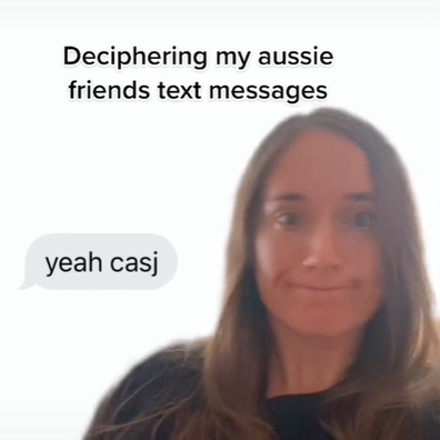 US woman confused by friend's common Aussie slang