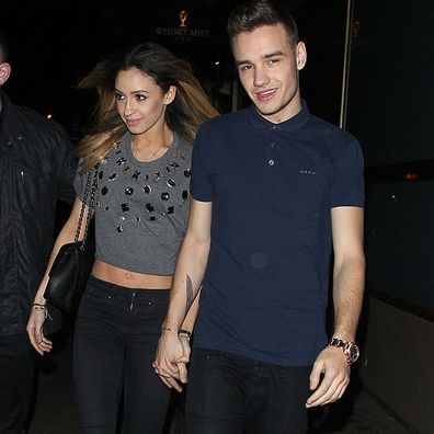 LONDON, UNITED KINGDOM - APRIL 02: Danielle Peazer and Liam Payne at Whiskey Mist night club  on April 2, 2013 in London, England. (Photo by Mark Robert Milan/FilmMagic)