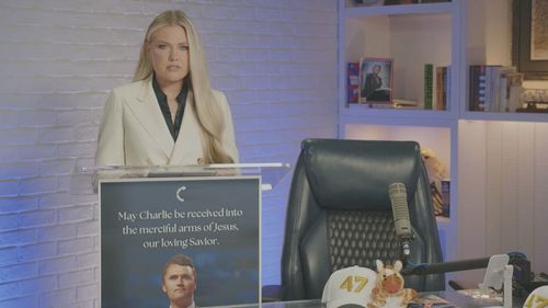 Charlie Kirk'ün eşi Erika, kocasının ölümünden sonra kamuya konuştu.
