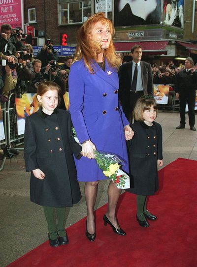 Duchess of York, Princess Beatrice and Princess Eugenie