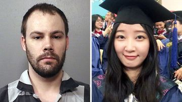 Brendt Christensen and his alleged victim Yingying Zhang.