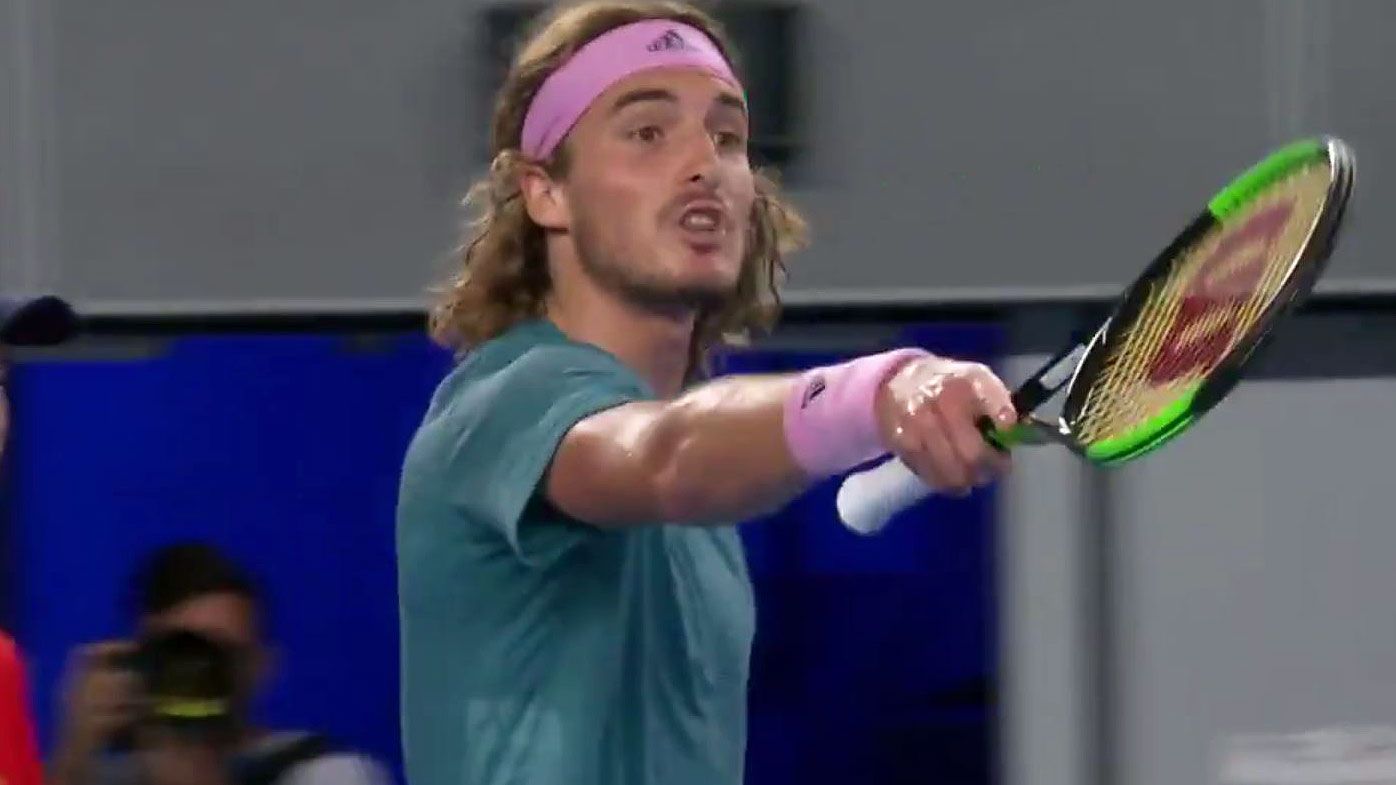 Australian Open: Frustrated Stefanos Tsitsipas unloads on linesman after incorrect call costs him set point