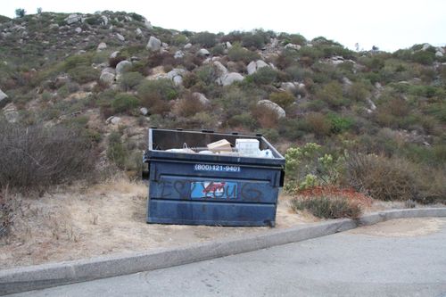 The dumpster where Quee Choo's body was found