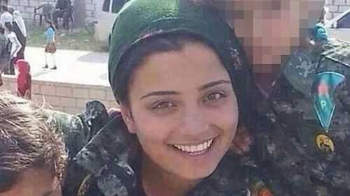 Kurdish female fighter in suicide attack on Islamic State