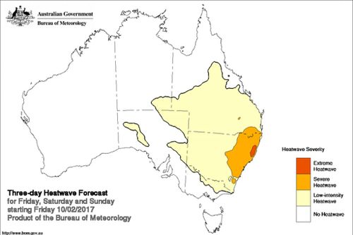 Sydney could face its hottest three days of the summer from Friday
