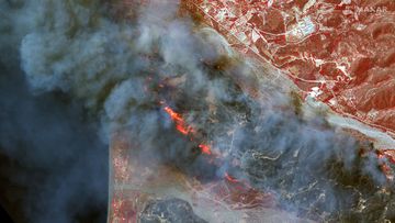 Satellite images show devastating reality of Greek fires 