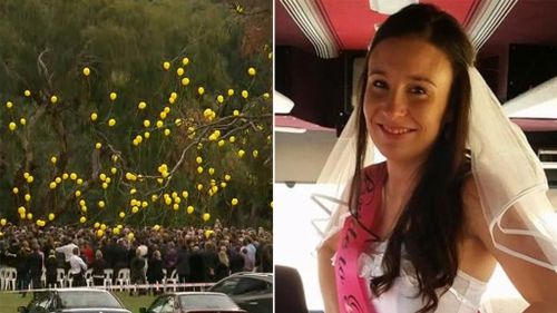 Mourners farewell NSW teacher Stephanie Scott at venue where she was due to be married