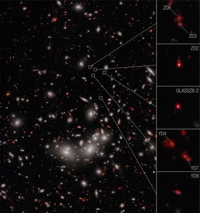 James Webb Telescope observes the furthest galaxies ever seen