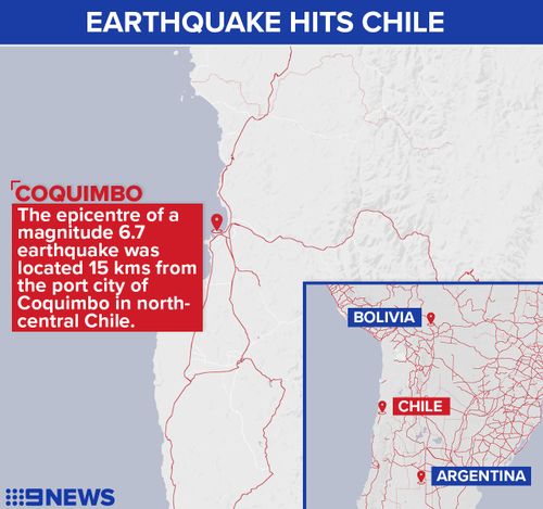 Two dead in Chilean earthquake