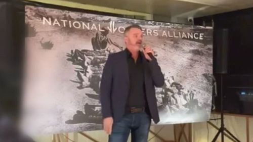 Neighbours star Damien Richardson is the subject of a police investigation after he was recorded allegedly performing the Nazi salute.