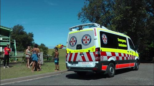 A man has died after being found face down in the water at Pretty Beach, north of Batemans Bay on the NSW Far South Coast today (Supplied).