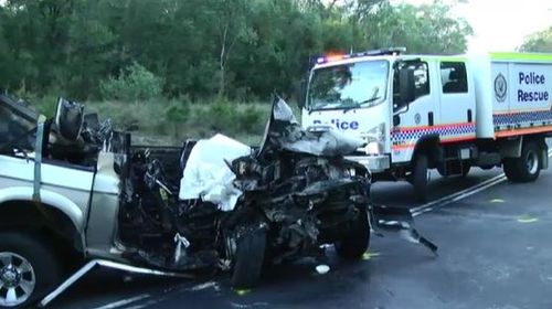 Man dead after ute explodes in two-car crash on NSW South Coast
