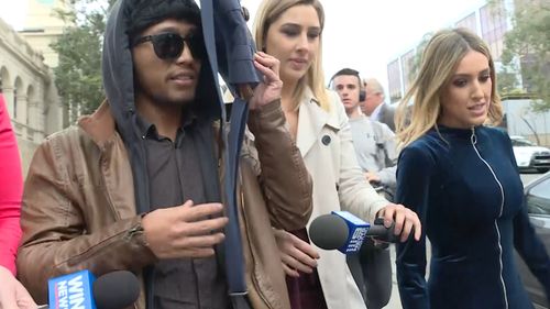 Wollongong University student Rico Auliputra today received 250 hours of community service for filming his housemates in the shower with a hidden camera. Picture: 9NEWS.