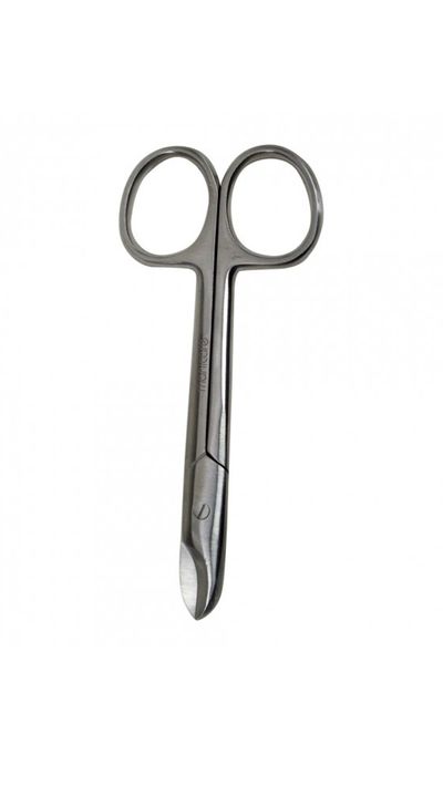 <p>These scissors are specially shaped for toenails.</p>