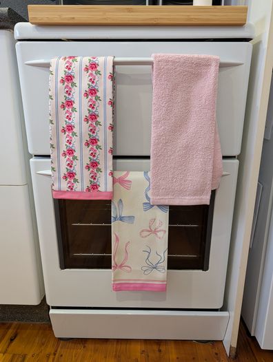 Bow tea towels, Kmart