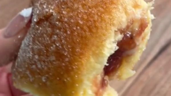 @bechardgrave&#x27;s Tiktok hack for low calorie, jam filled, air fryer doughnuts is here