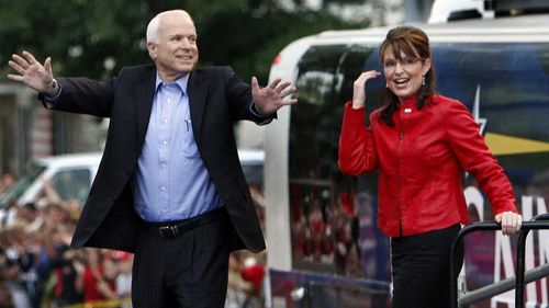 John McCain and Sarah Palin in 2008.