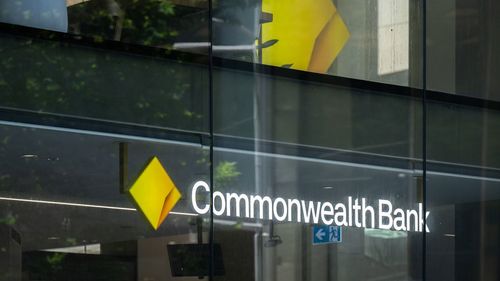 Generic scenes of Commonwealth Bank of Australia logo and words, CBA, Banking, office buildings. Monday 13th Janusry 2025 AFR photo Louie Douvis
