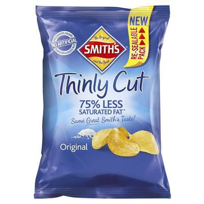 Smith's Thinly Cut Potato Chips Original Share Pack 175g
