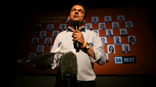 Nick Xenophon's SA Best party is likely to have a presence in the new SA government, he said. (AAP)