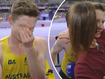 Devastated Aussie in tears, shares special hug after loss