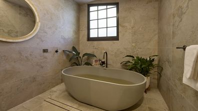 EMBARGO 3/9/2025 THE BLOCK: Sonny and Alicia House 4 Hepburn Bathhouse & Spa challenge