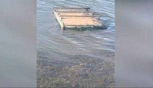 The Landcruiser was found submerged at a lake near Mt Isa.