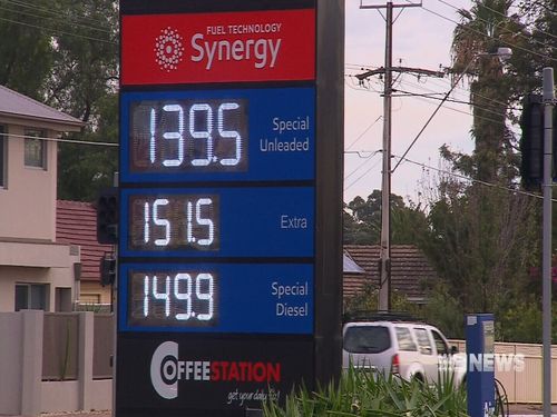 The price rise comes due to increased oil prices in the Middle East. Picture: 9NEWS.