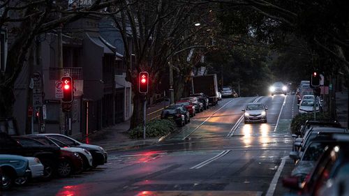 Quiet streets in Surry Hills in Sydney.