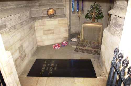 The George VI Memorial Chapel in St George's Chapel, Windsor, where Queen Elizabeth, the Queen Mother was interested, after her funeral in Westminster Abbey.  She was laid to rest alongside her husband, King George VI, who died in 1952. * The casket that contains the ashes of Princess Margaret, who died in February, is also being placed in the vault.  (Photo by Tim Ockenden - PA Images/PA Images via Getty Images)