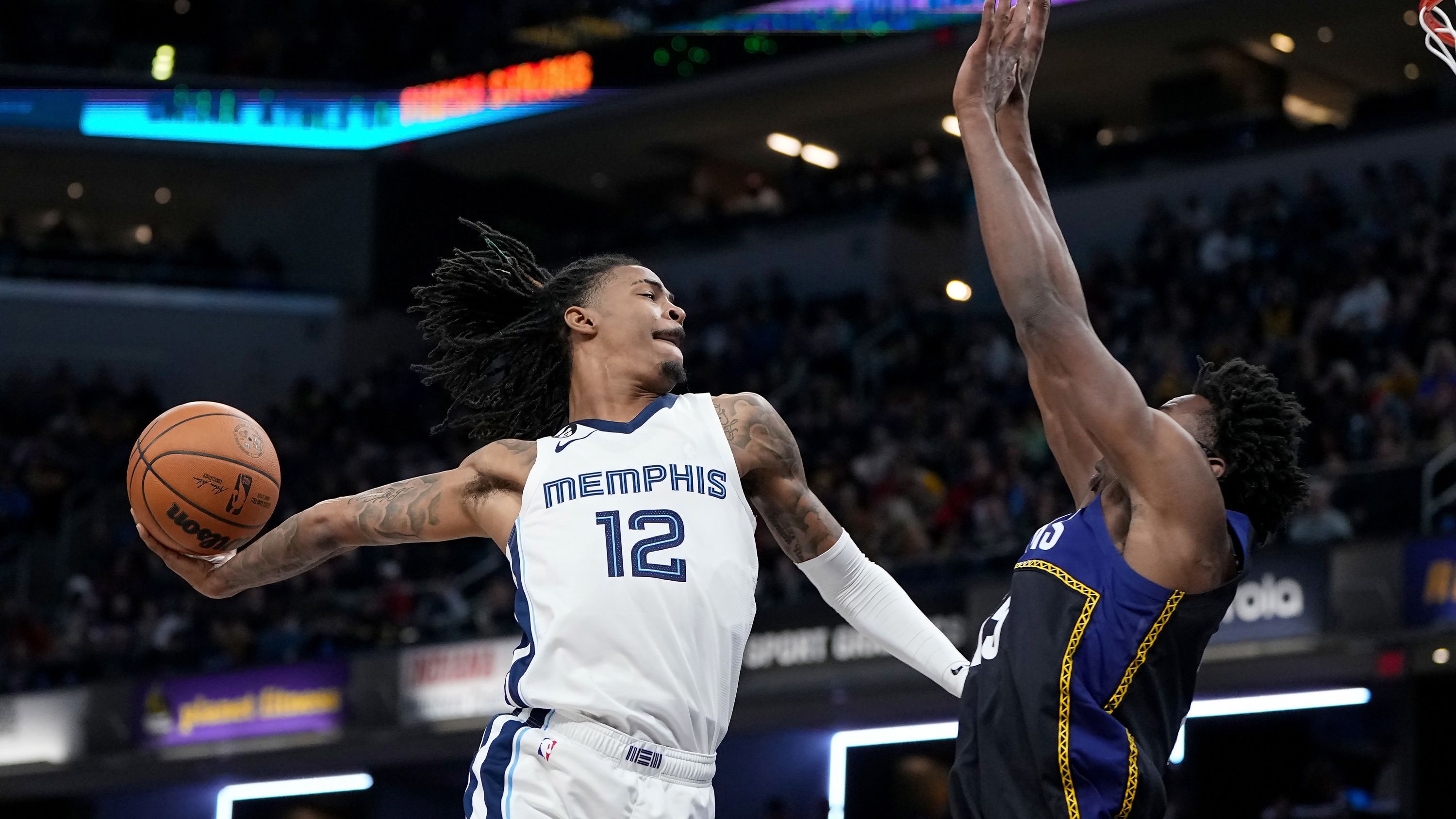 Ja Morant pulls off 'spectacular' slam in Indiana as Grizzlies grab ninth straight win