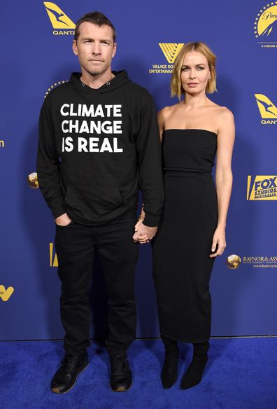 Lara Worthington and Sam Worthington