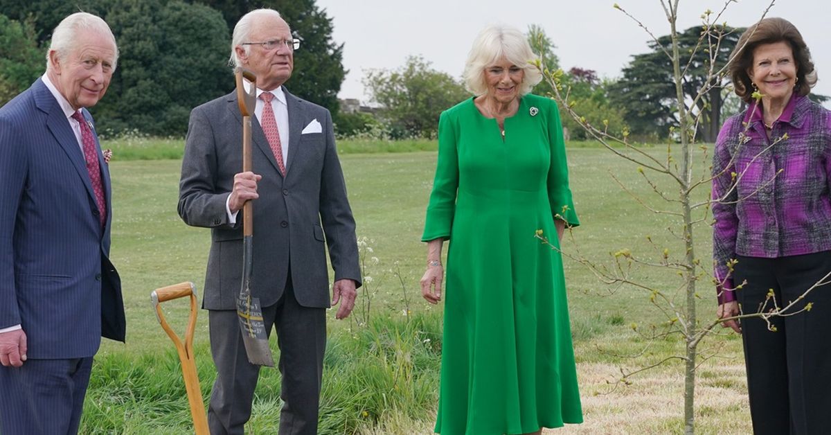 King Charles gets his hands dirty for special milestone