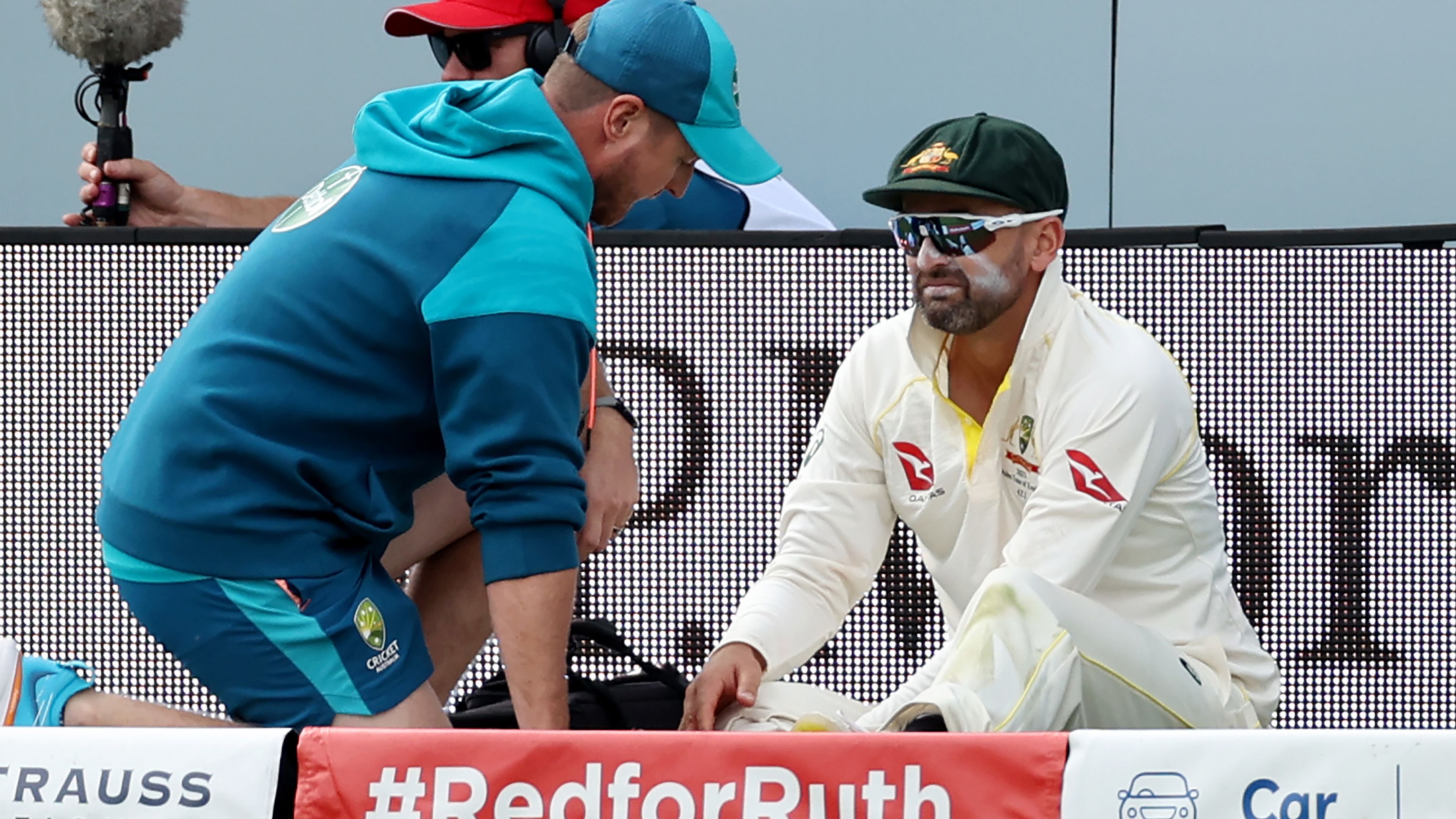 Nathan Lyon ruled out of second Ashes Test with 'significant' calf strain
