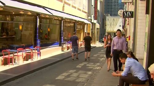 The 250 person street party held on Crossley Street next to Pelligrini's. 