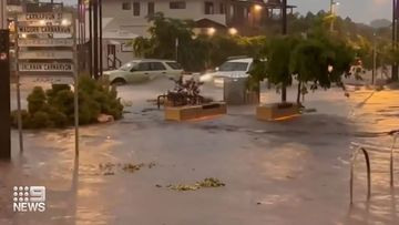 Broome lashed with almost a month's worth of rain in one afternoon