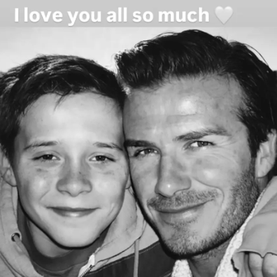 The footballer ﻿took to his Instagram story to post a throwback photo of himself with his son after his 2025 New Years post stirred up more chatter about the family fued. While Brooklyn was absent from his father's photodump of the year, David later shared a photo of the two of them together on his story, writing ﻿"I love you all so much." 