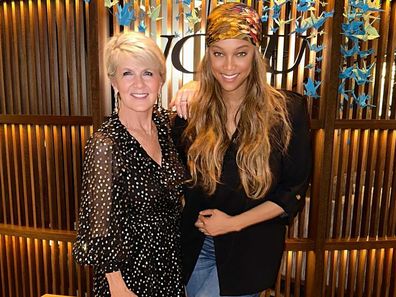 Julie Bishop and Tyra Banks 
