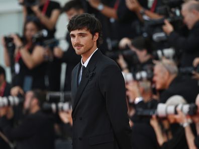 Jacob Elordi attends a red carpet for the movie "Priscilla" at the 80th Venice International Film Festival on September 04, 2023 in Venice, Italy. 