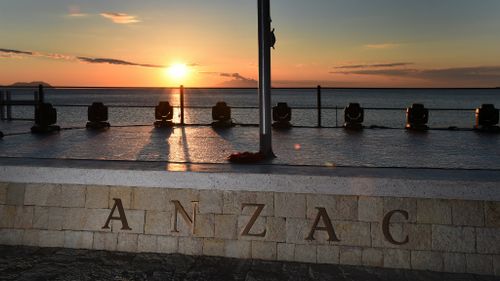 Thousands of Australians will gather at Anzac Cove for a dawn service. (AAP)
