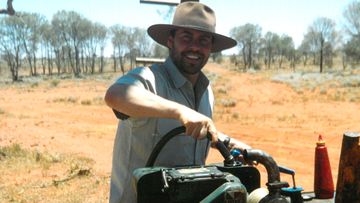 He spent time on a property in South Australia working as a jackaroo.
