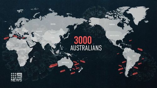 3,000 Australians are currently stuck on cruise ships around the world during the coronavirus pandemic