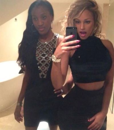 Balotelli had said he could see himself with Neguesha for a 'long time'. (Twitter)