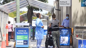 SYDNEY, AUSTRALIA - JANUARY 21: A general view of the a COVID-19 testing clinic at Royal Prince Alfred Hospital on January 21, 2022 in Sydney, Australia. NSW has recorded 46 deaths from COVID-19 in the last 24 hours, marking the deadliest day in the state since the start of the pandemic. NSW also recorded 25,168 new coronavirus infections in the last 24 hour reporting period. (Photo by Jenny Evans/Getty Images)