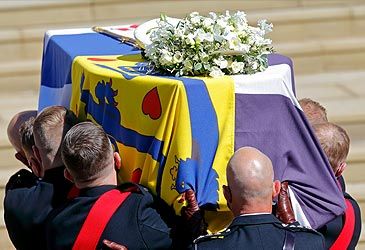Where was the funeral for Prince Philip, Duke of Edinburgh, held?