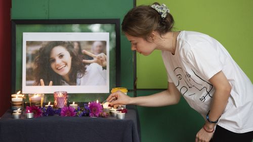 Multiple vigils have been held in Melbourne to honour the student.