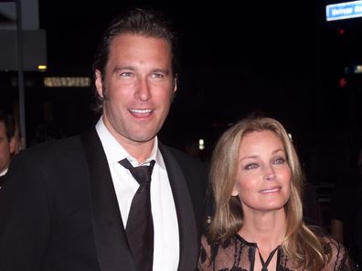 Bo Derek, John Corbett, Vanity Fair Oscar Party 2002, Morton's, Los Angeles