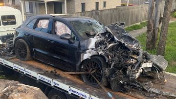 Police said the car was stolen from several suburbs away at Bridgeman Downs at about 2am.